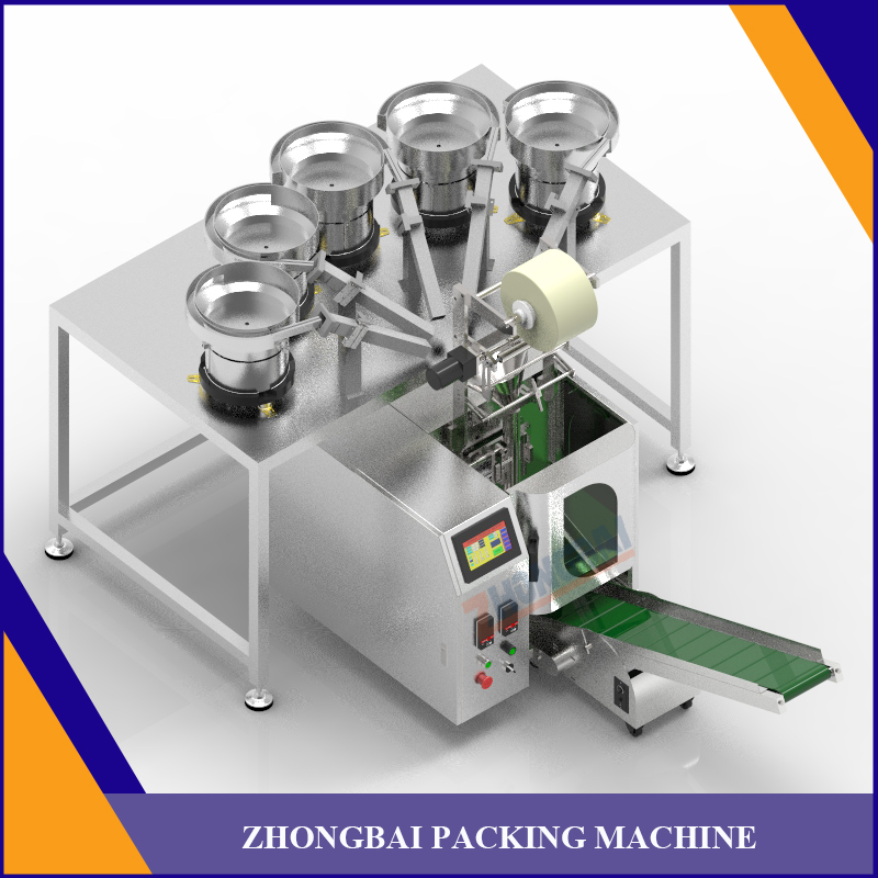 Screw Packing Machine with Five Bowls ZB60D5